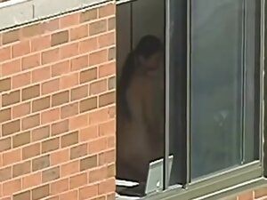 asian girl naked through the window