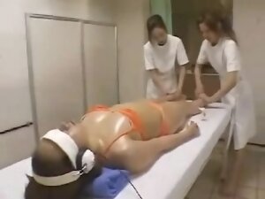 Very cute sexual massage movie with bun masturbation